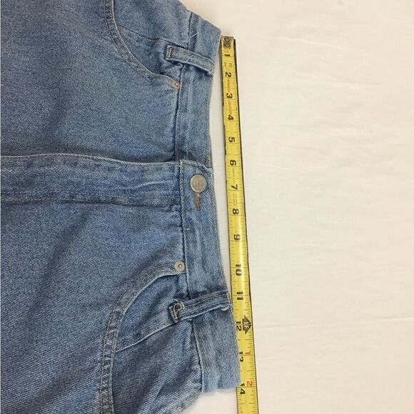 Jean Denim Maxi Skirt No Excuses Femme Fatale Button Down Maxi Skirt Size 13/14 - Picture 11 of 13